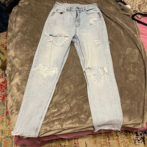American eagle mom jeans size 2